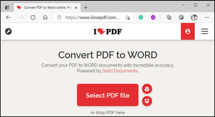 ilovepdf a word