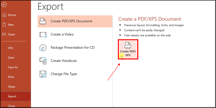 microsoft powerpoint stampa in pdf