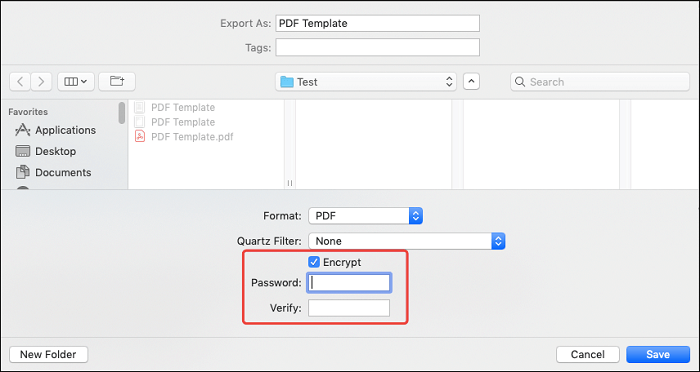 aggiungere password a file pdf