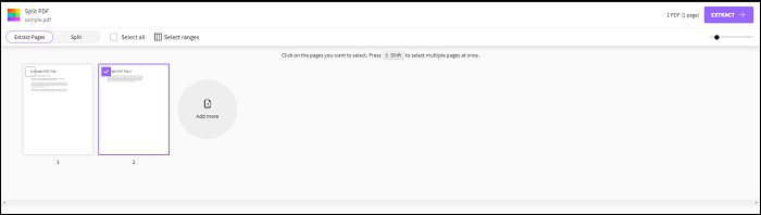 dividere PDF con smallpdf