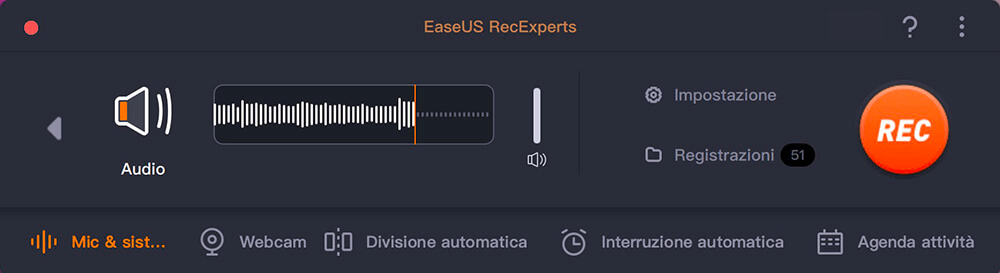Start audio recording