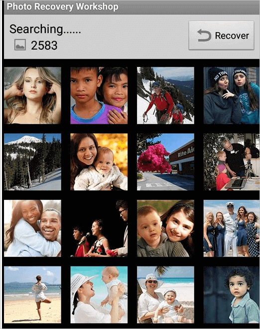 Workshop di recupero foto cancellato