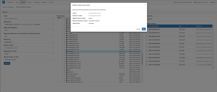 Software open source Bareos