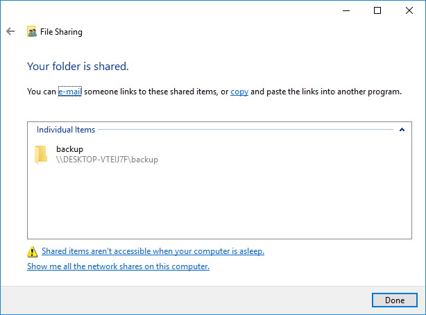 condividere usb come unità di rete