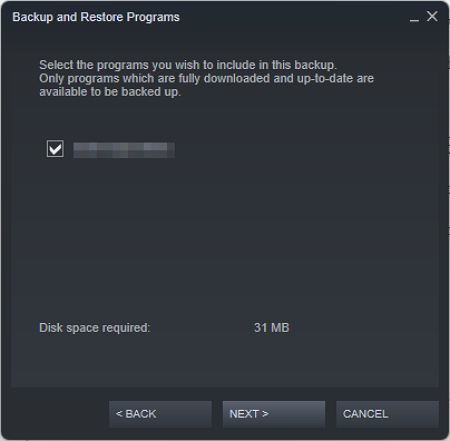 scegli RD2 per eseguire il backup dei suoi file