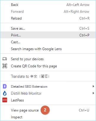 copiare dal codice sorgente