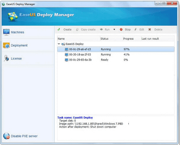 Distribuzione di software su più computer.
