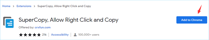 installare il plugin per copiare il testo
