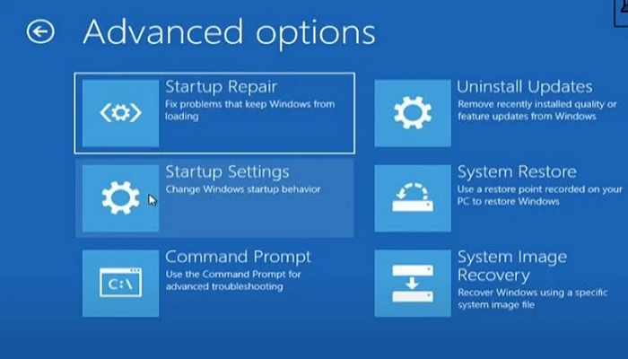riparazione della configurazione