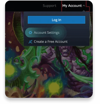 blizzard reimpostazione della password passaggio-1
