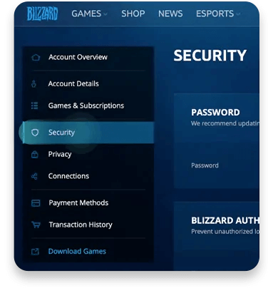 blizzard reimpostazione password passaggio-2