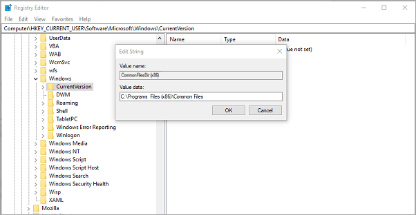 Trasferisci tramite l'Editor del registo