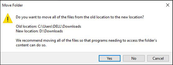selezionare opzione si