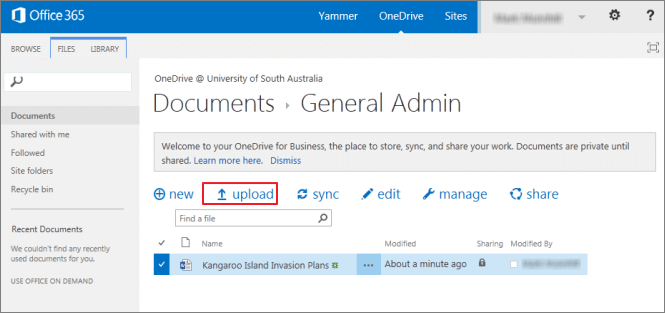 spostare dati con il servizio cloud