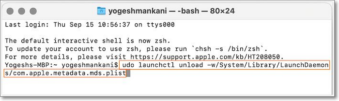 fermare i riflettori