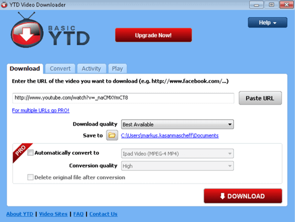 YTD Video Downloader