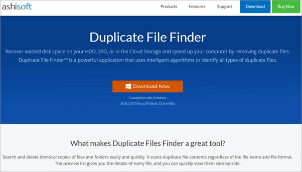 ashisoft cercatore di file duplicati