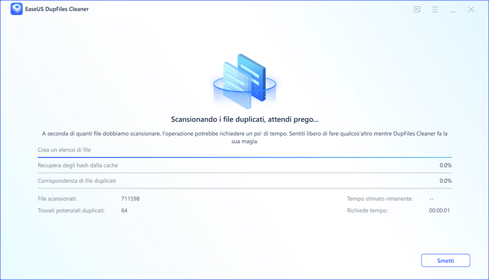 eliminare video duplicati passaggio 2