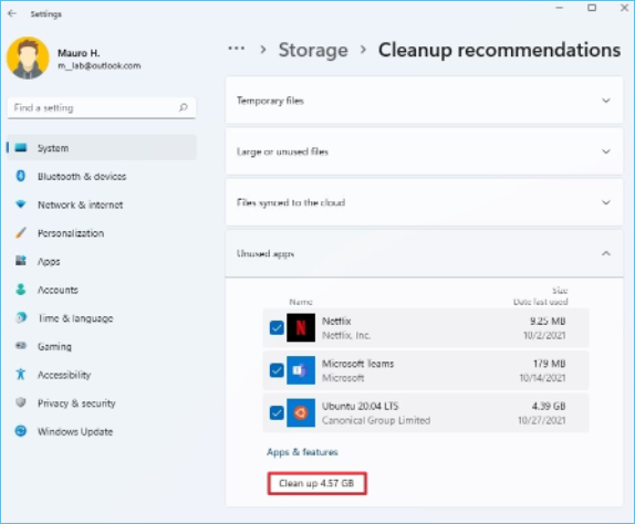 consigli sulle app inutilizzate liberano spazio