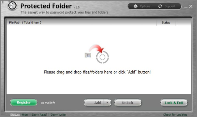 iobit protected folder
