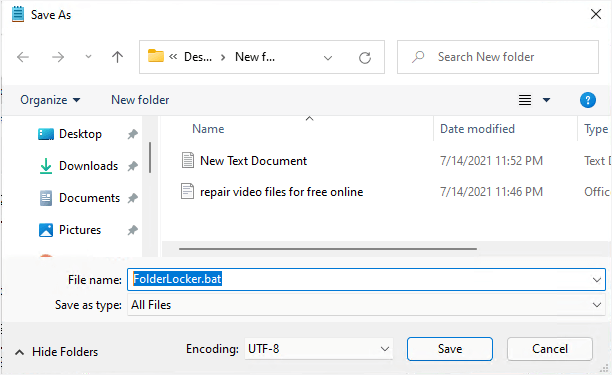 Rinominare il file txt