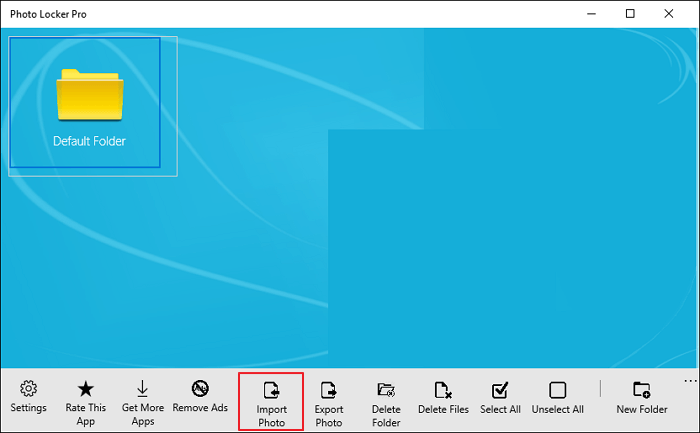 avviare Photo Locker Pro