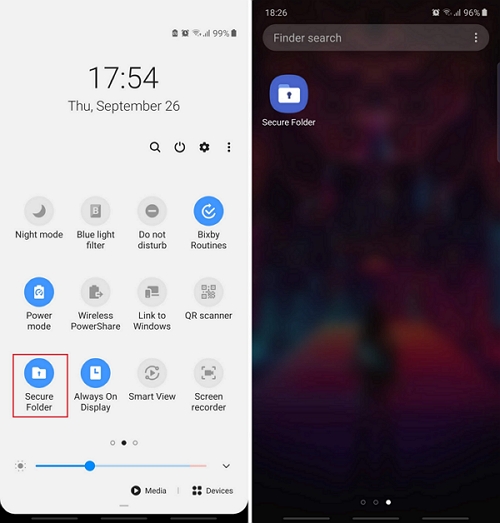 blocca le foto su Android