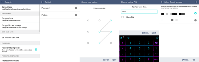 blocca le foto su LG