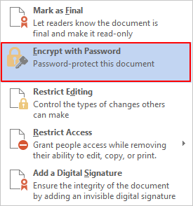 Crittografa gli allegati delle e-mail tramite password