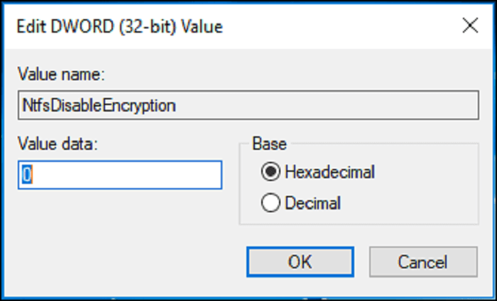 impostare il valore dei dati