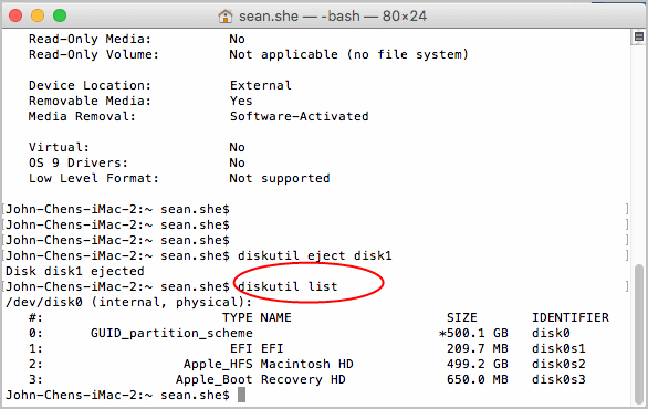 risolvi hard disk non visualizzato su terminale 5