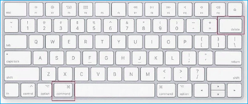 eliminare file su mac