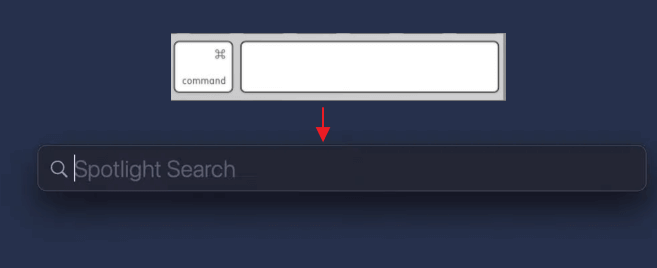Apri la ricerca Spotlight