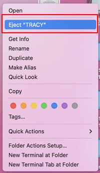 Espellere in modo sicuro il disco rigido esterno dal mac