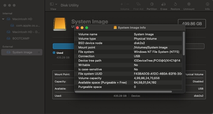 Copia i file su NTFS in Mac