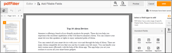 Creare casella di controllo nel modulo pdf