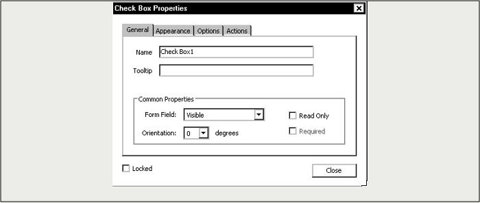 Modificare casella di controllo nel modulo pdf