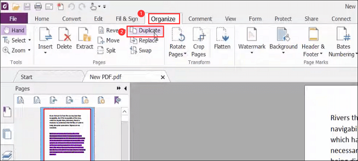 Duplicazione di pagine PDF con Foxit