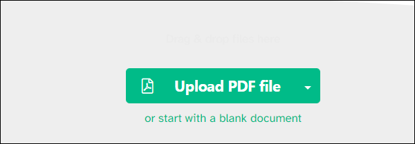 Caricare il file PDF