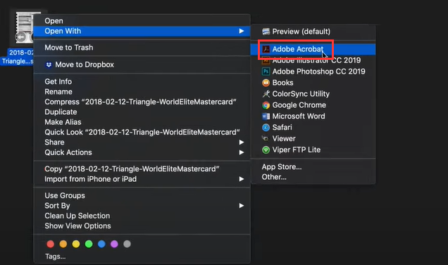 Importa PDF in Adobe Acrobat