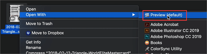 Aprire pdf con Anteprima su Mac
