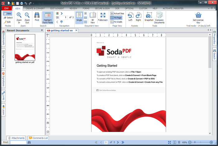 Soda PDF - editare documenti PDF in Windows 10