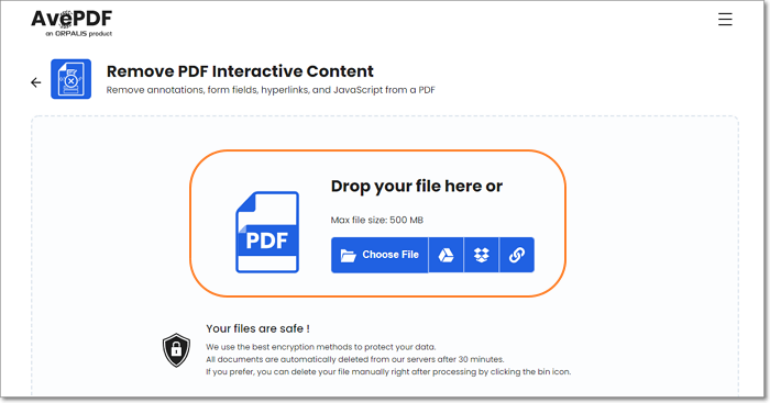 Carica PDF su AvePDF