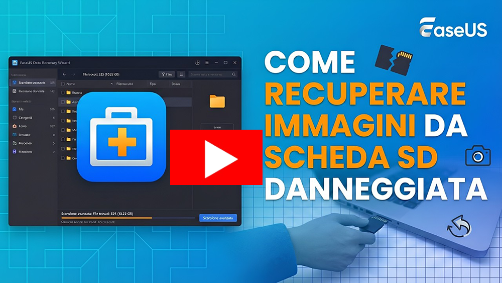 Video tutorial sul recupero fotocamera